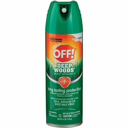 OFF Deep Woods 6 Oz. Insect Repellent Aerosol Spray 1842